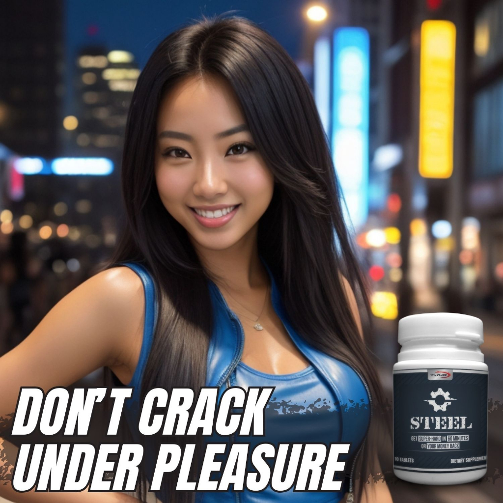 STEEL T-KIO OBAT KUAT PRIA HERBAL TANPA EFEK SAMPING UNTUK EREKSI KERAS, MAKSIMAL, DAN LAMA