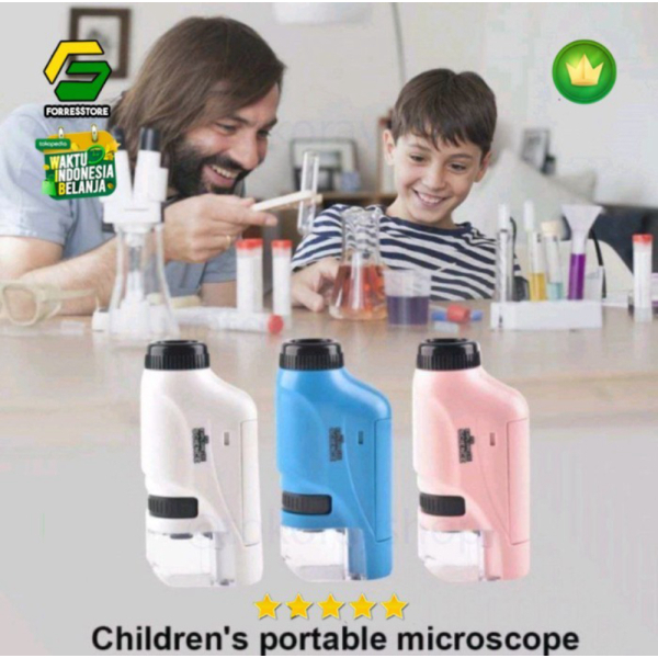 

Unik MICROSCOP MINI PORTABLE MICROSCOPE MAINAN EDUKASI ANAK Diskon
