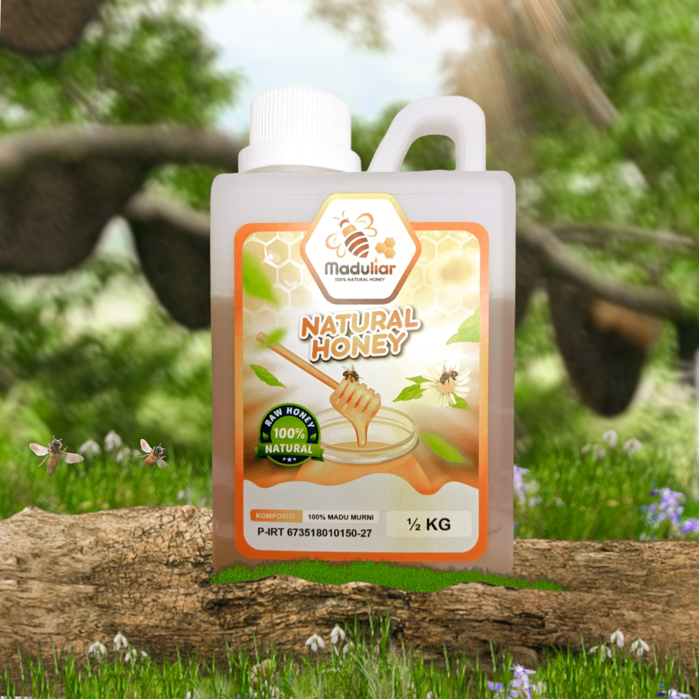 Madu Hutan Lebah Liar Asli Madu Tawon Alas Murni 100% Tanpa Campuran | Raw Honey 1/2 KG