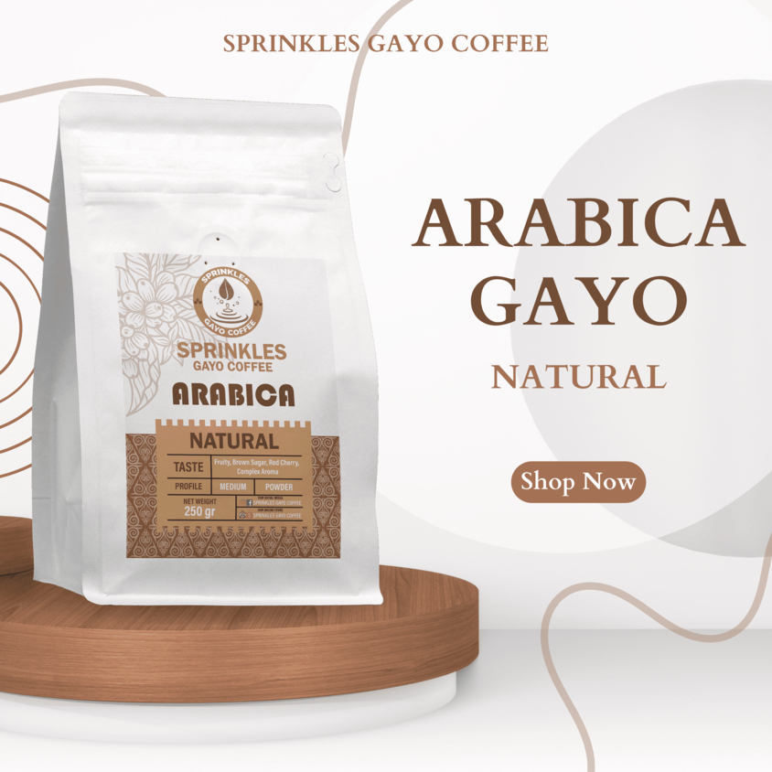 

Kopi Arabika Gayo Natural Bubuk 250 gram