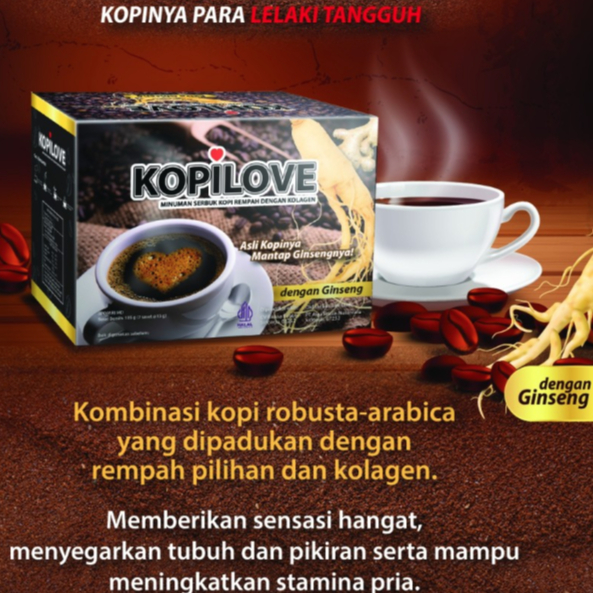 

Kopi Love, Kopi Cinta Keluarga 1 Box Isi 7 Sachet