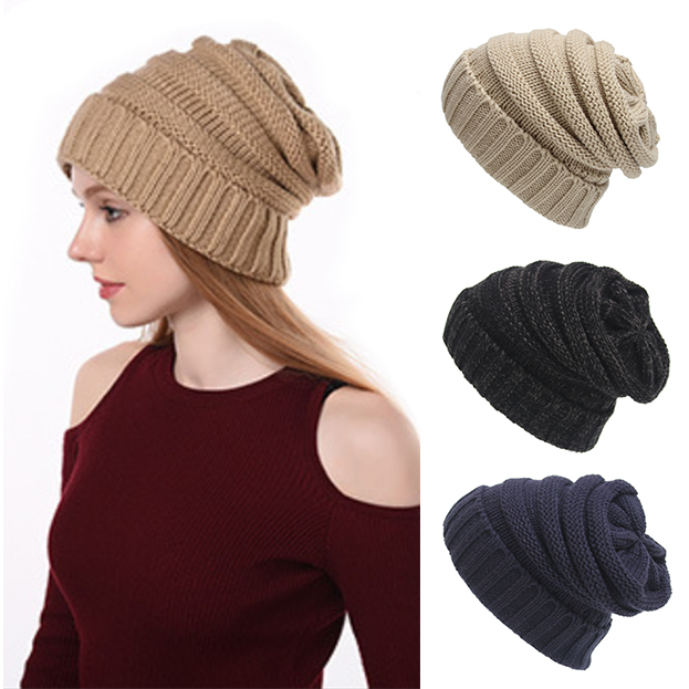 Topi Kupluk Wanita Rajut Winter Musim Dingin