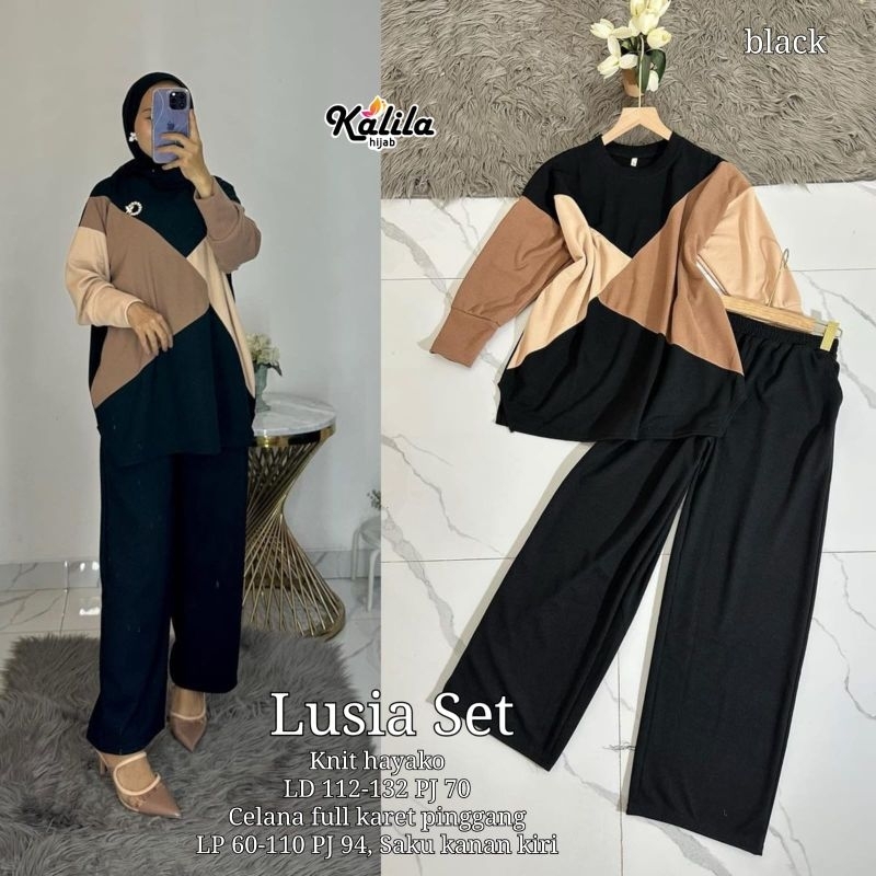 COD SETELAN CEWEK LUSIA SET MURAH SOLO BY. KALILA