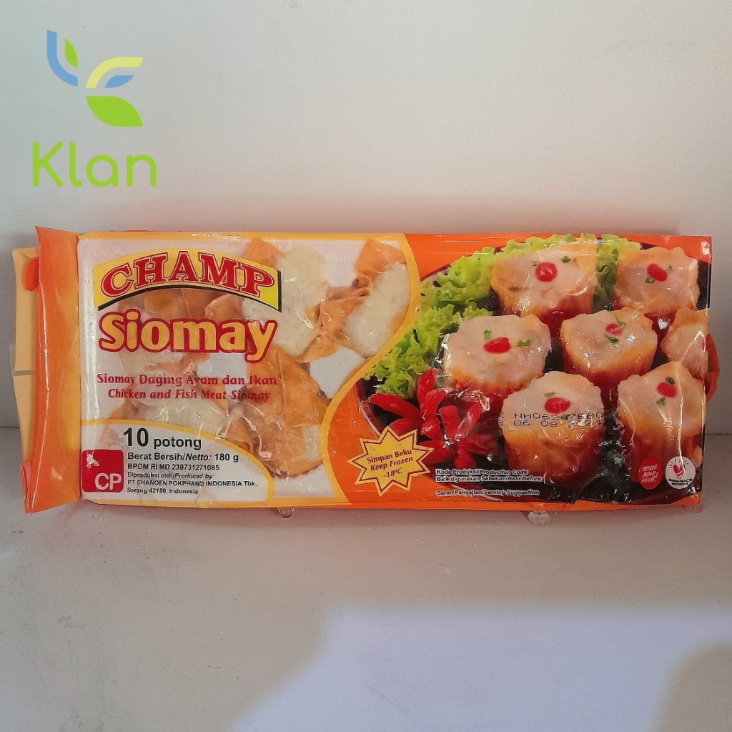 

CHAMP SIOMAY DAGING AYAM DAN IKAN 180G 10PCS