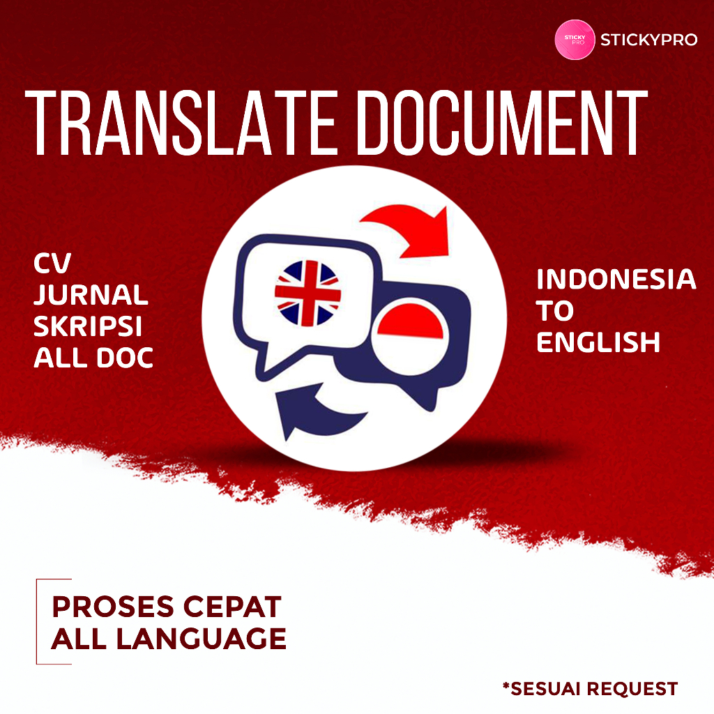 JASA TRANSLATE | INDONESIA - INGGRIS | TRANSLATE JURNAL | TRANSLATE KARYA ILMIAH | TR CV