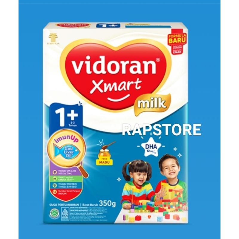 VIDORAN XMART 1+ 3+ 5+ 700 GRAM VANILA MADU COKLAT Susu Formula Anak Bayi Balita Batita Susu Murah
