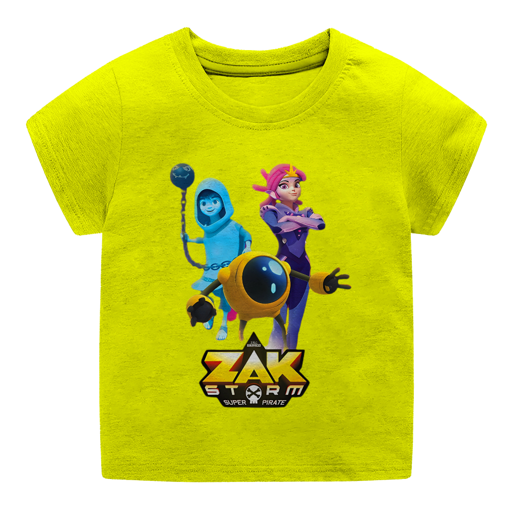 kaos baju anak zak storm free cetak nama