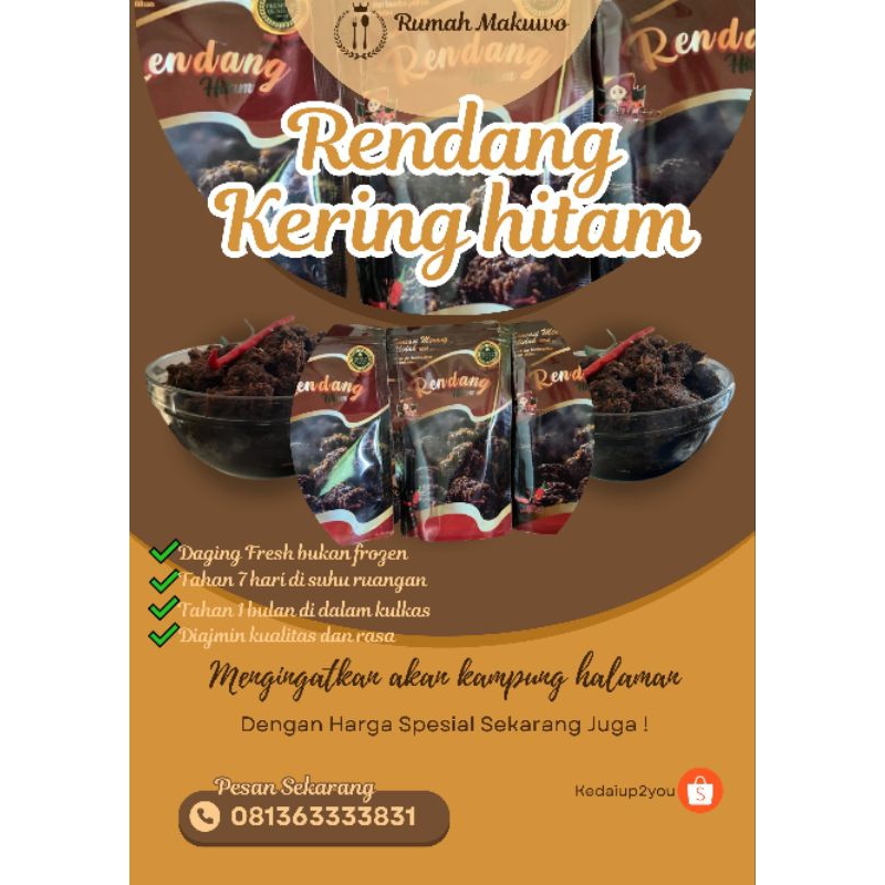 

Rendang Kering Hitam Enak