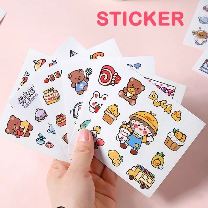 

Sticker buku diary aesthetic - Binder - Tumbler