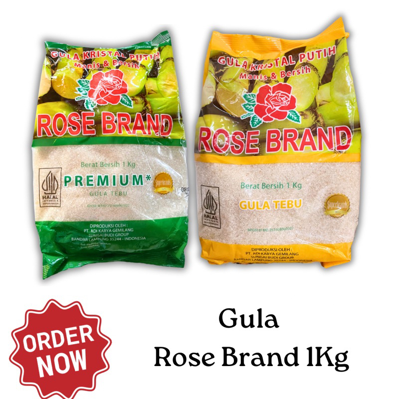 

Gula Rose Brand 1kg/ Gula tebu Premium asli