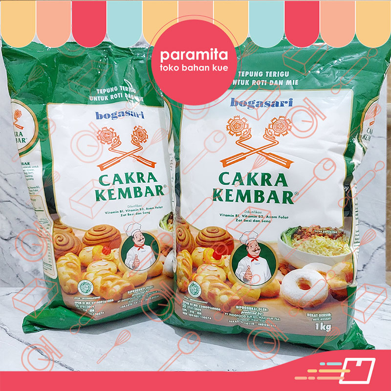 

Tepung Terigu Cakra Kembar 1kg