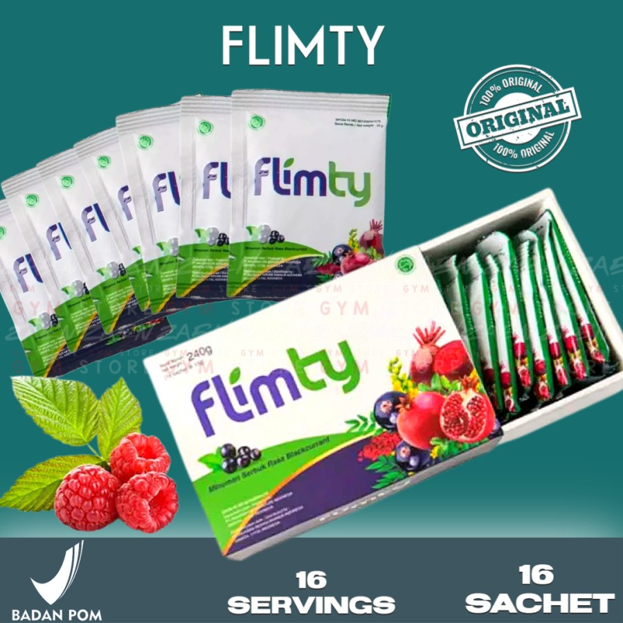 

Flimty Fiber 1 Box (16 sachet) - Anti Oksidan ORIGINAL ORI OFFICIAL STORE DIET PELANGSING BPOM HALAL FLYMTY FLIMTI FLIMTEA FLIMTE FLYMTI FLIMINTY