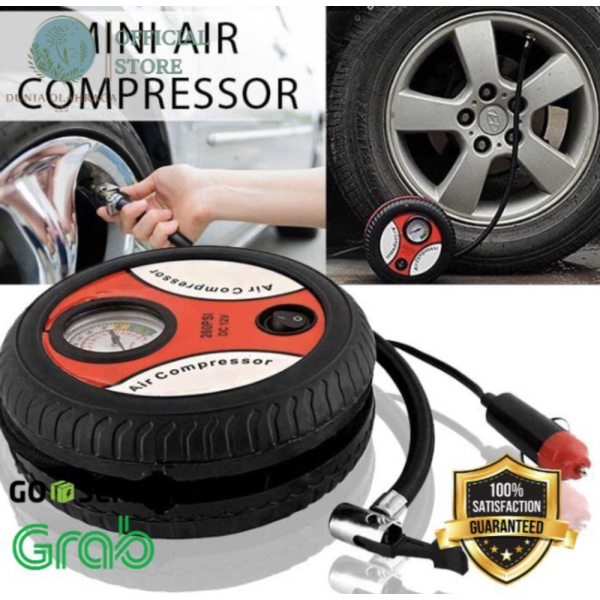 Jual POMPA BAN MOTOR MOBIL SEPEDA / POMPA UDARA BAN MOBIL ELEKTRIK PORTABLE Murah