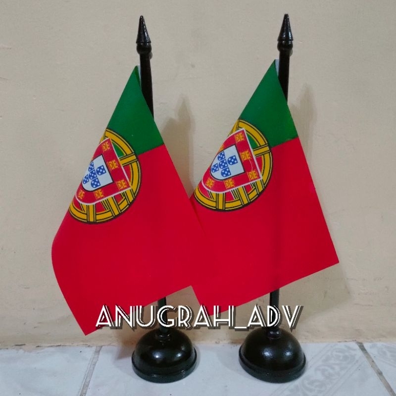 

tiang kayu bendera meja PORTUGAL