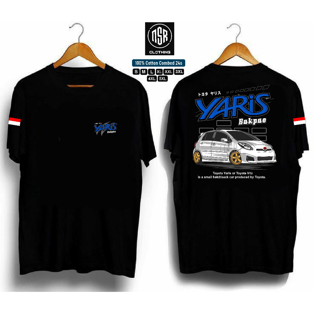 T-shirt Yaris bakpao/kaos yaris/baju yaris bakpao