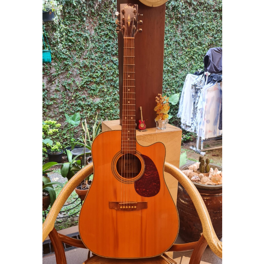 Gitar Akustik / Acoustic Electric Guitar Cort MR600F / MR600 NAT Mulus