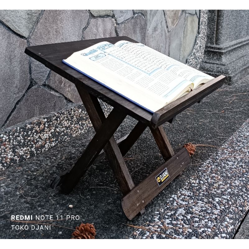 Rekal/ Meja Baca Al Quran/ Meja Ngaji Model Miring Murah & Berkelas