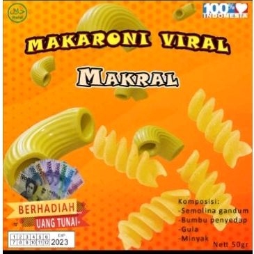 makaroni viral makral snack berhadiah uang tunai dan emas langsung cemilan jajanan