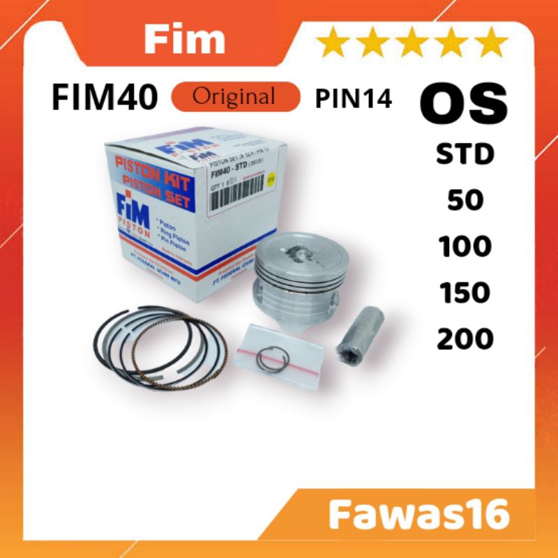 piston fim40 karisma Supra x125 blade