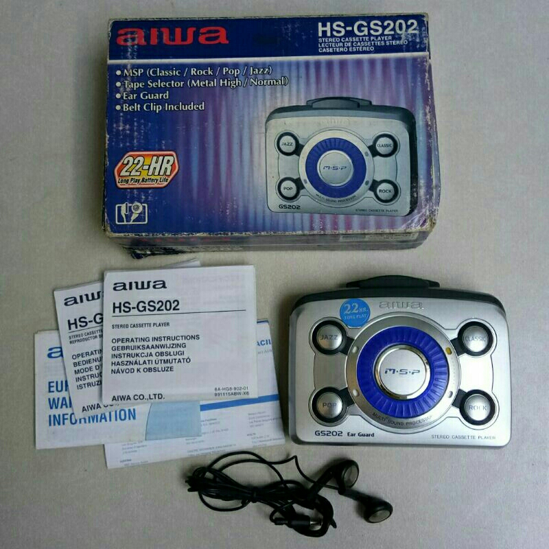 Walkman Jadul Vintage AIWA HS-GS202