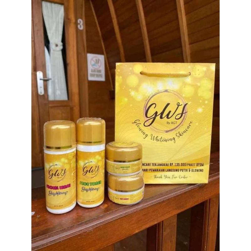 GWS GLOWING WHITENING SKINCARERAN BPOM.