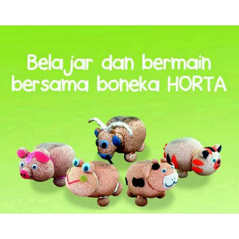 Boneka Edukasi Horta Mini Karakter Random