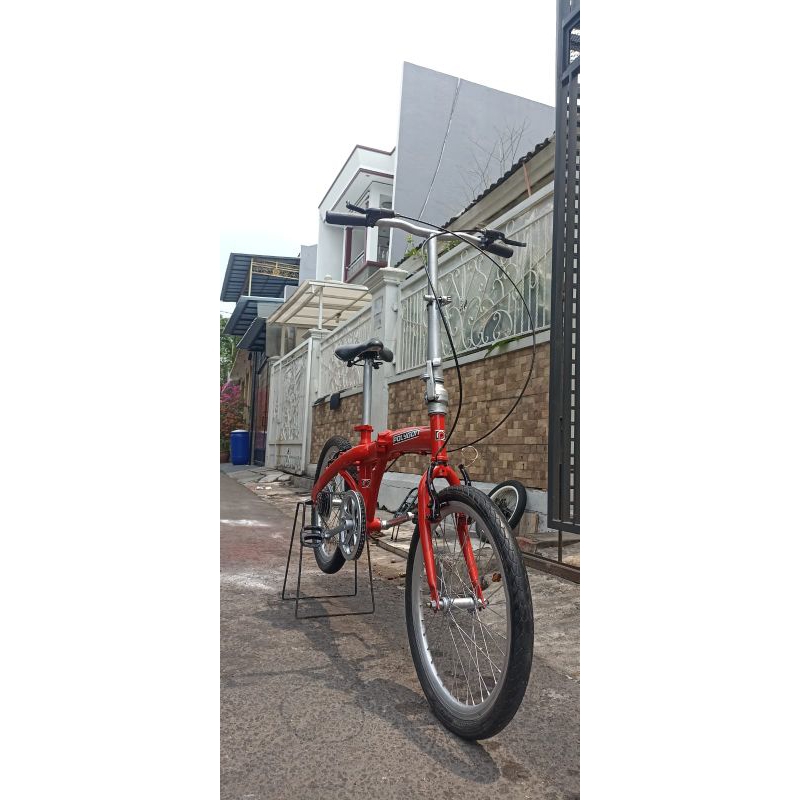 Sepeda lipet second masih bagus, tinggal gowes