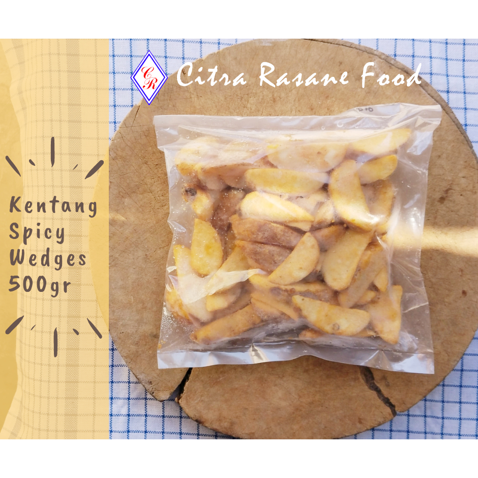 

Kentang Spicy Wedges 500gr