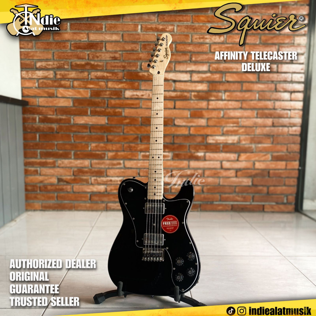 Gitar Squier Affinity Telecaster Deluxe Black Maple Fretboard