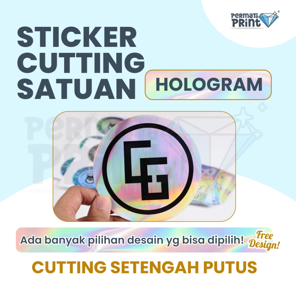 

(Stiker Hologram) Stiker Label Bulat Hologram Sticker Segel QC Thank You Guarantee Murah