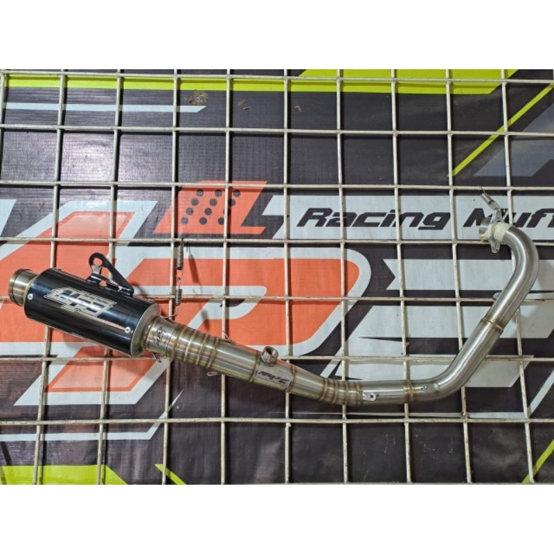 knalpot mx king mp2 muffler type p2 black