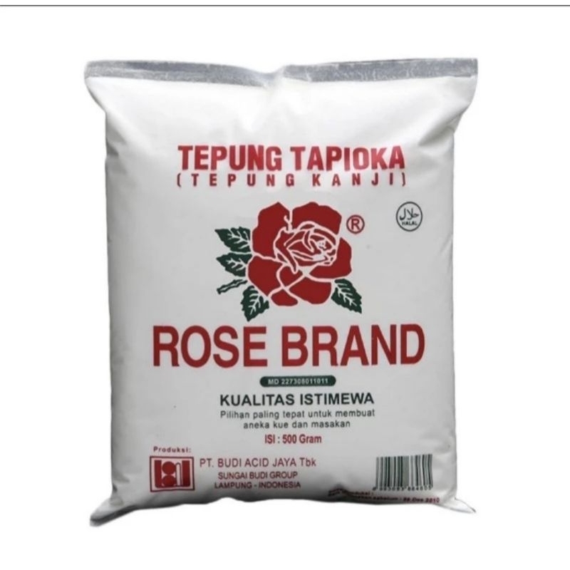 

Tepung Tapioka Rose Brand 500 gr