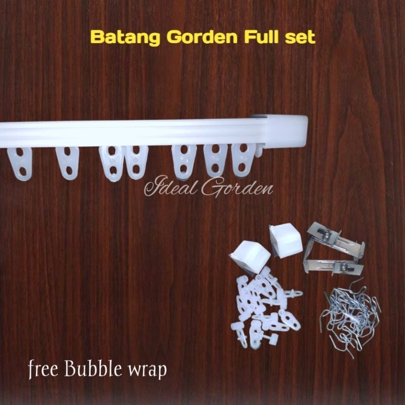 BATANG GORDEN KOTAK ALUMUNIUM FULL SET | TIANG GORDEN | BESI GORDEN