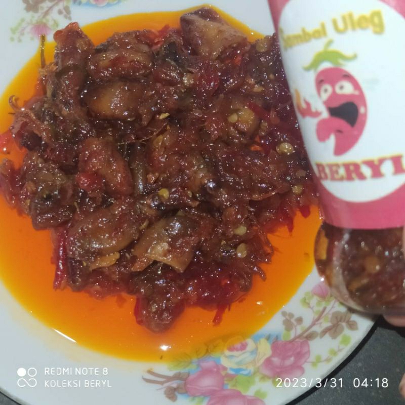 

sambal uleg beryl rasa cumi