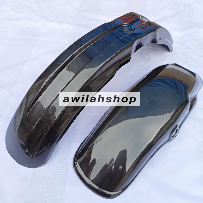 Spakbor depan trail jadul dan Spakbor belakang trail jadul Spakbor depan belakang trail