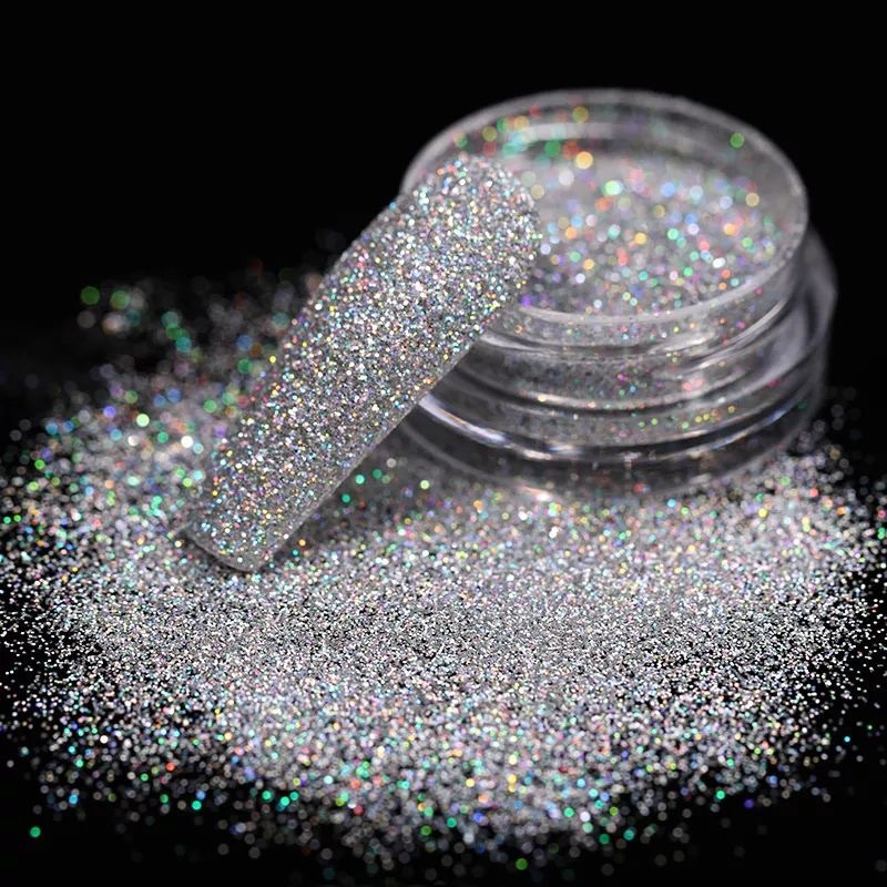 GLITTER HENNA, SILVER/GOLD RAINBOW GLITTER HALUS SILVER DAN GOLD HOLOGRAM 10cc / 5gr