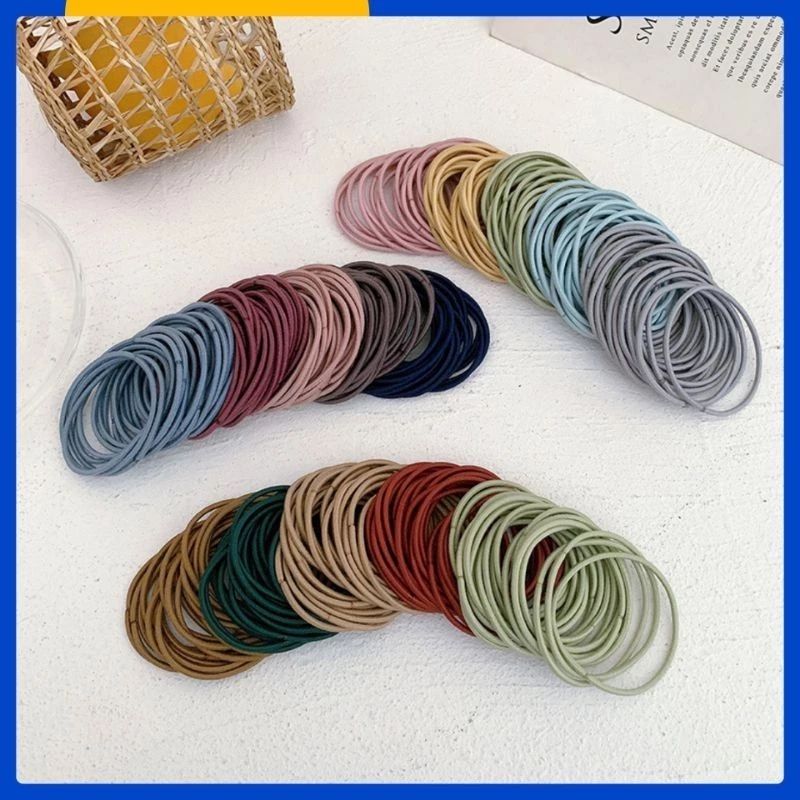 karet Gelang Polos warna warni