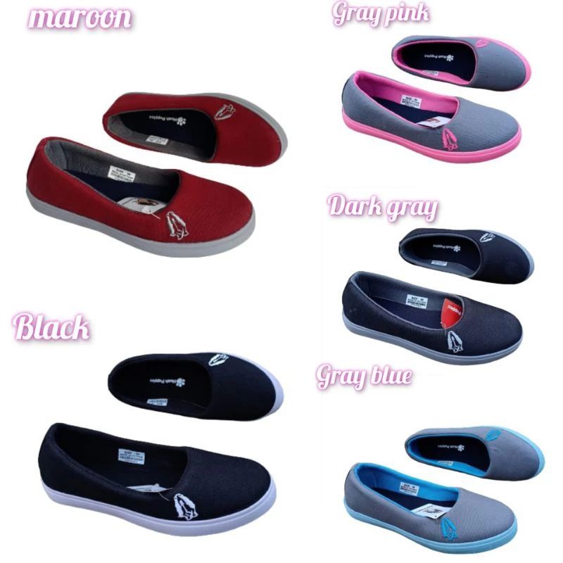 Sepatu Hush Puppies/Sepatu Flat Wanita Sepatu Ballet Hush Puppies Sepatu Slip On Slop