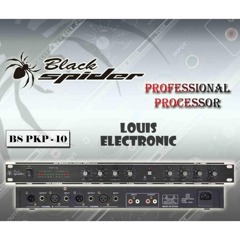 Processor Black Spider BS PKP-10 PKP10 ORIGINAL Professional Processor