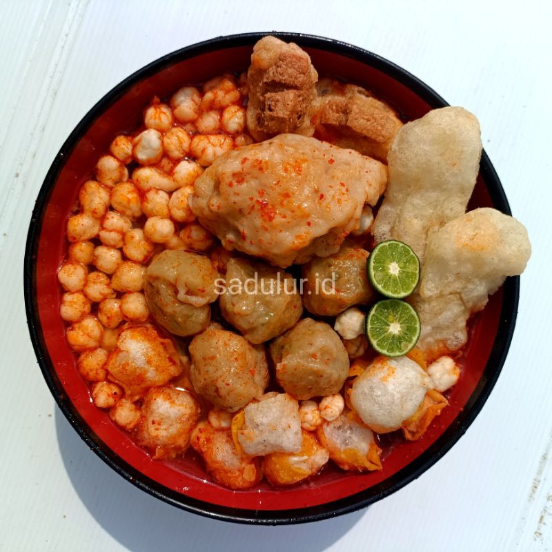 

Bocirat kriwil jumbo mix cirawang tulang rangu / makanan instan pedas / khas sadulur