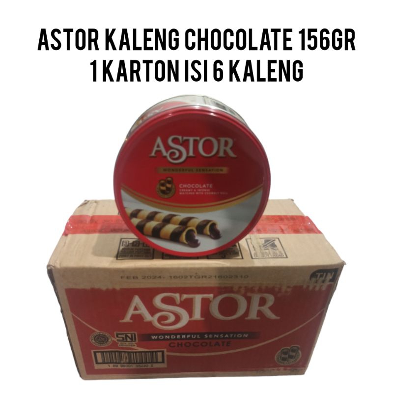 

Astor Wafer Stick Chocolate 1karton isi 6klg 156gr