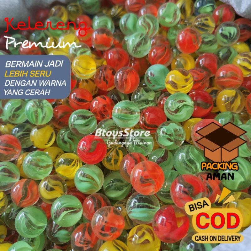 Kelereng Race Marbles 50 Butir Kelereng Balap