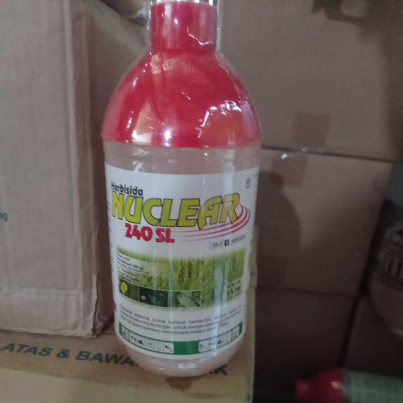 Stok Baru Herbisida sistemik obat rumput NUCLEAR 240 SL brond up 1 lt 240 sl