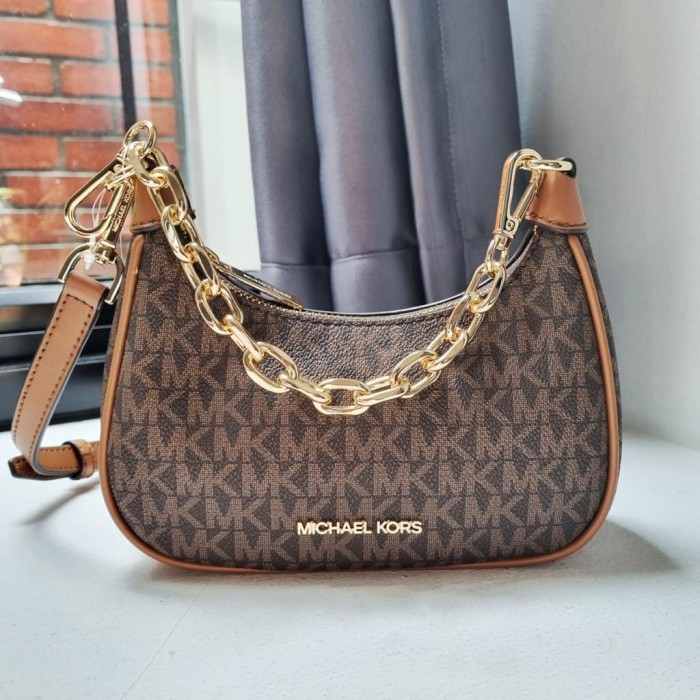 MK Cora Mini Signature Brown