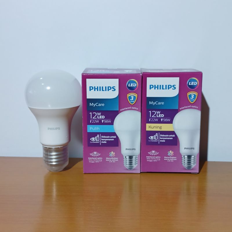 Lampu led philips my care 12Watt - PUTIH/KUNING