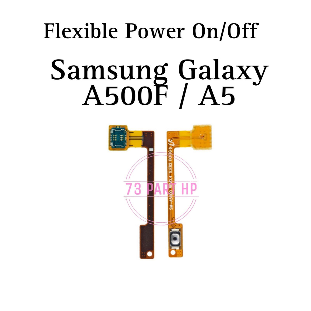 Flexible Konektor Power On Off Samsung A5 / A500F / SM-A5000 / SM-A5009 / SM-A500F / SM-A500F1 / SM-