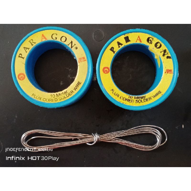 Timah paragon original   Tinol paragon  timah solder paragon meteran   Timah paragon per meter   Tin