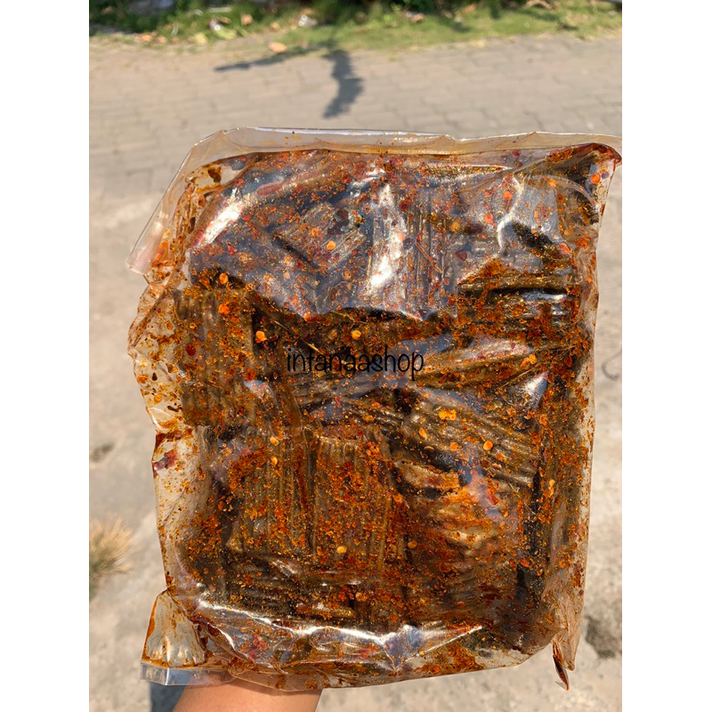 

2Xbtygneal Sakha Snack ) Seblak Kerupuk Jengkol 500 Gr Pedas Daun Jeruk