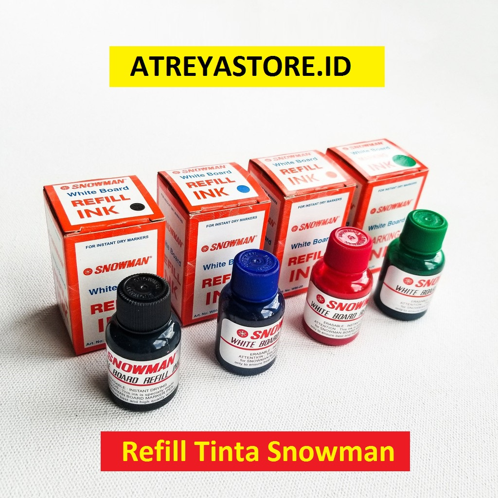 ISI TINTA SPIDOL/ REFILL TINTA SPIDOL SNOWMAN