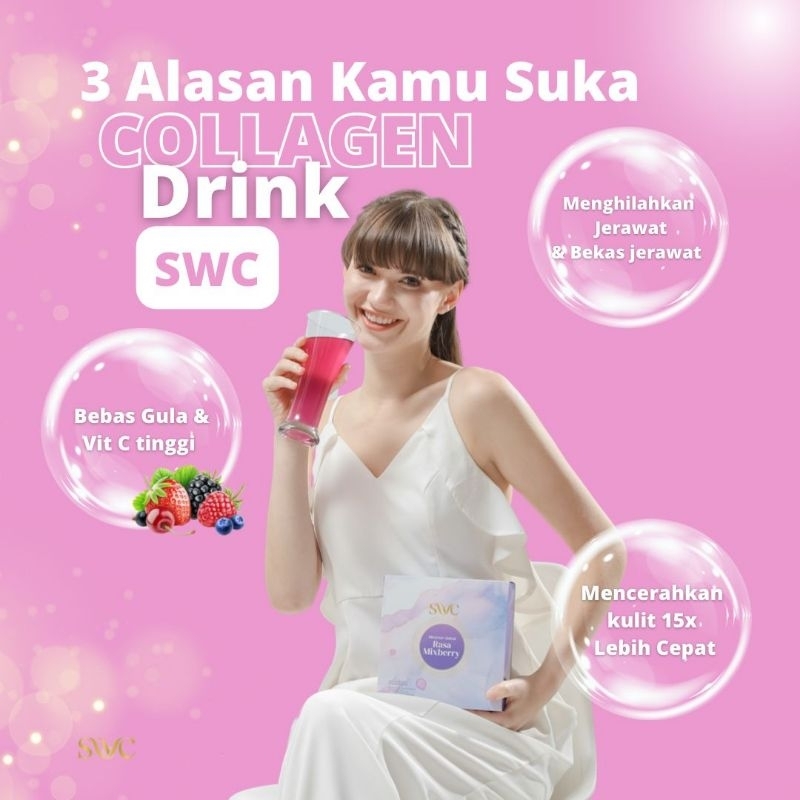 Swc Collagen Drink / Collagen Pemutih Badan / Pemutih Badan